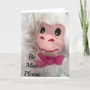 CARTES POUR FÊTES ANNUELLES JE T'AIME "PLUS QUE BANANES" VALENTINE