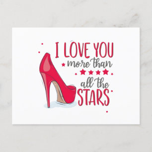 Cartes Pour Fêtes Annuelles Je T'Aime Plus Que Toutes Les Étoiles