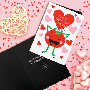 Cartes Pour Fêtes Annuelles Je t'aime Salutation pour la Saint-Valentin à la t