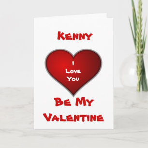 Cartes Pour Fêtes Annuelles Je t'aime - Sois ma Saint Valentin