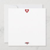 Cartes Pour Fêtes Annuelles Je T'Aime Tant (Dos)