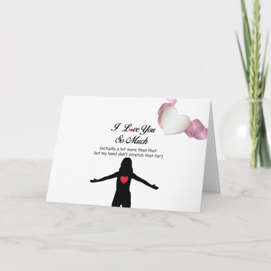 Cartes Pour Fêtes Annuelles Je T'Aime Tant (Devant)