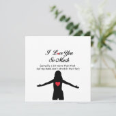 Cartes Pour Fêtes Annuelles Je T'Aime Tant (Debout devant)