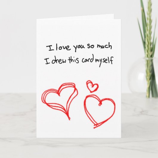 Cartes Pour Fêtes Annuelles Je t'aime tellement… (Devant)