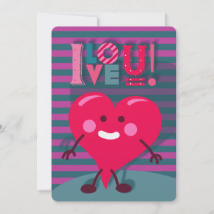 Cartes Pour Fêtes Annuelles Je T'Aime ! Vraiment, je le fais !   Vous Customis