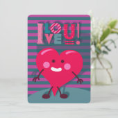 Cartes Pour Fêtes Annuelles Je T'Aime ! Vraiment, je le fais ! | Vous Customis (Debout devant)