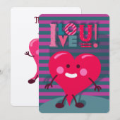 Cartes Pour Fêtes Annuelles Je T'Aime ! Vraiment, je le fais ! | Vous Customis (Devant / Derrière)