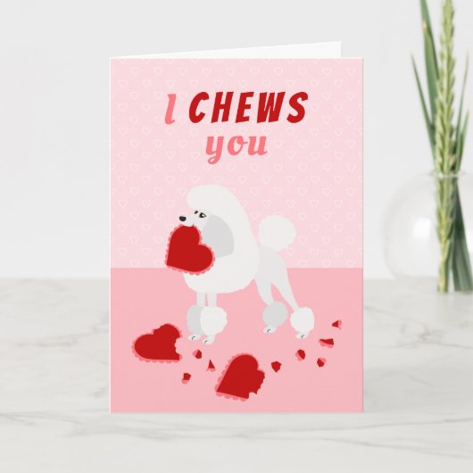 Cartes Pour Fêtes Annuelles Je te mâche des canicules Saint-Valentin (Devant)