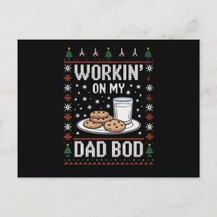 Cartes Pour Fêtes Annuelles Je Travaille Sur Mon Corps De Papa Noël Papa Noël 