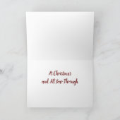 CARTES POUR FÊTES ANNUELLES ***JE VOUS AIME*** & ÊTRE AVEC VOUS À NOËL (Intérieur)