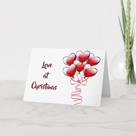 CARTES POUR FÊTES ANNUELLES ***JE VOUS AIME*** & ÊTRE AVEC VOUS À NOËL (Devant)