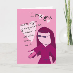 Cartes Pour Fêtes Annuelles Je vous aime (la radio éditent) - Yuki Valentine