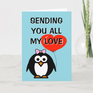 Cartes Pour Fêtes Annuelles Je vous envoie tout mon amour
