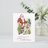 Cartes Pour Fêtes Annuelles Je vous souhaite la joie de Noël (Debout devant)