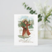 Cartes Pour Fêtes Annuelles Je vous souhaite un joyeux Noël (Debout devant)