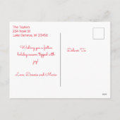 Cartes Pour Fêtes Annuelles Je vous souhaite un Noël festif | Gnomes vacances (Dos)