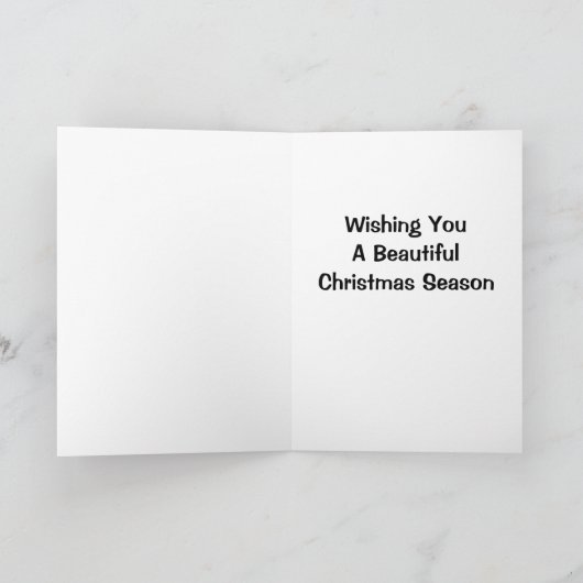 Cartes Pour Fêtes Annuelles Je Vous Souhaite Une Belle Saison De Noël (Intérieur)