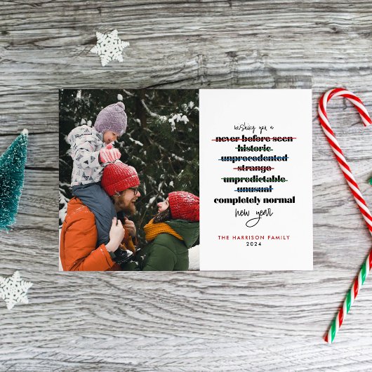 Cartes Pour Fêtes Annuelles Je vous souhaite une nouvelle année tout à fait no