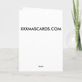 CARTES POUR FÊTES ANNUELLES J'ENTENDS QU'ELLE A OBTENU UN NOUVEAU TRAVAIL CONE (Dos)