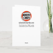 Cartes Pour Fêtes Annuelles Jésus "Assommé"?- (Dos)