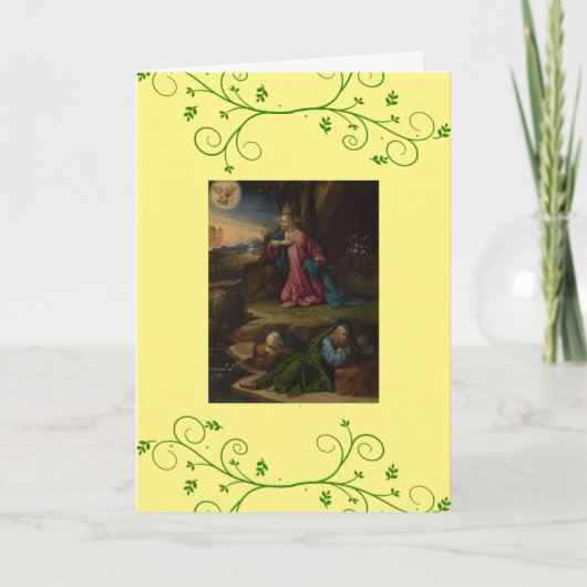 Cartes Pour Fêtes Annuelles Jésus Christ (Devant)