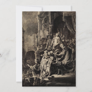 Cartes Pour Fêtes Annuelles Jésus-Christ devant Pilate