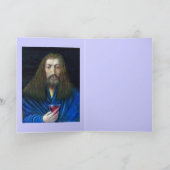 CARTES POUR FÊTES ANNUELLES JÉSUS CHRIST, LA CHALICE (Intérieur)