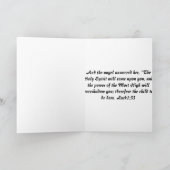 Cartes Pour Fêtes Annuelles Jésus est la raison de la saison. (Intérieur)