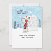 Cartes Pour Fêtes Annuelles Jésus est la raison de la saison (Devant)