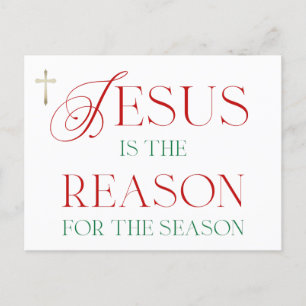 Cartes Pour Fêtes Annuelles Jésus est la raison de la saison