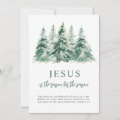 Cartes Pour Fêtes Annuelles Jésus est la raison de la saison Noël (Devant)