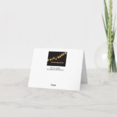 Cartes Pour Fêtes Annuelles Jésus est silencieux (Dos)