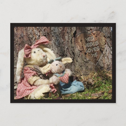 Cartes Pour Fêtes Annuelles Jésus m'aime (Devant)