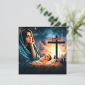 Cartes Pour Fêtes Annuelles Jésus, Né pour Mourir (Debout devant)