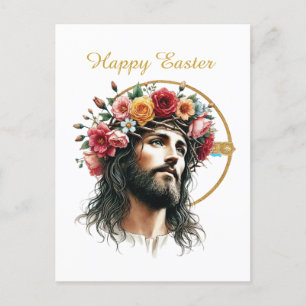Cartes Pour Fêtes Annuelles Jésus religieux heureux Pâques