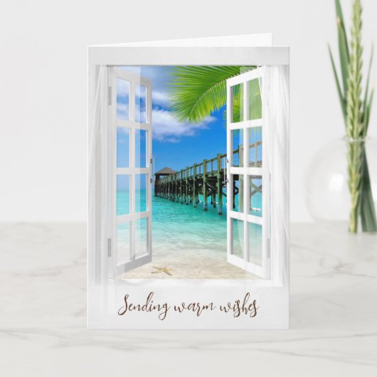 Cartes Pour Fêtes Annuelles Jetée de Noël Nassau Bahama (Devant)