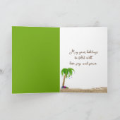 Cartes Pour Fêtes Annuelles Jetée de Noël Nassau Bahama (Intérieur)