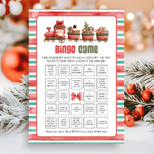 Cartes Pour Fêtes Annuelles Jeu de Bingo de Noël
