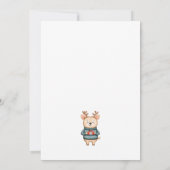 Cartes Pour Fêtes Annuelles Jeu de Bingo de Sweater Imprimable (Dos)