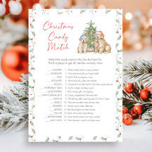 Jeu de correspondance de bonbons de Noël