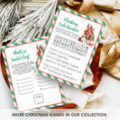 Cartes Pour Fêtes Annuelles Jeu de décodeur de fête de Noël 