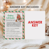 Cartes Pour Fêtes Annuelles Jeu de décodeur pour la fête de Noël 