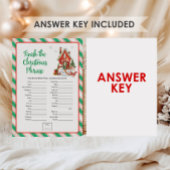 Cartes Pour Fêtes Annuelles Jeu de fin de phrase de Noël