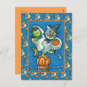CARTES POUR FÊTES ANNUELLES JEU DE FUNNY OU TRAITER ODEUR MON PIEDS HALLOWEEN 