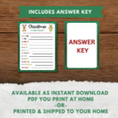 Cartes Pour Fêtes Annuelles Jeu de Noël imprimable | Jeu Emoji de Noël