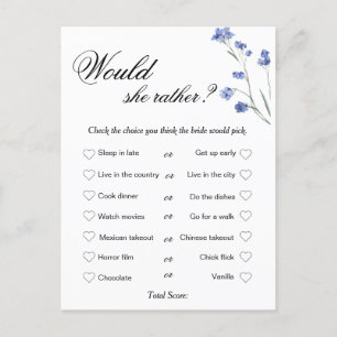 Cartes Pour Fêtes Annuelles Jeu de Salle de Mariage Moderne, Qui connaît la Ma