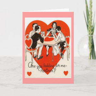 Cartes Pour Fêtes Annuelles Jeu du Pont de la Saint-Valentin