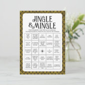 Cartes Pour Fêtes Annuelles Jeu Jingle & Mingle Art Déco (Debout devant)