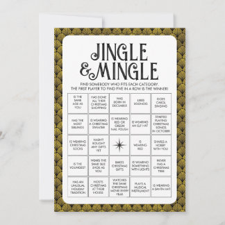 Cartes Pour Fêtes Annuelles Jeu Jingle & Mingle Art Déco