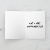 CARTES POUR FÊTES ANNUELLES JEUNE STYLE DE CAMION DE NOËL (Intérieur)